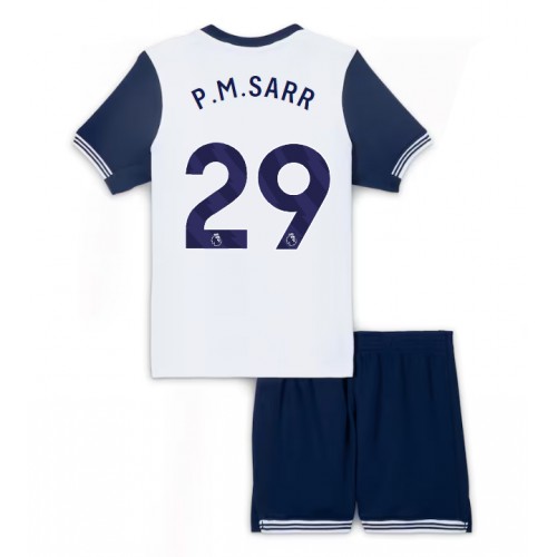 Fotbalové Dres Tottenham Hotspur Pape Matar Sarr #29 Dětské Domácí 2024-25 Krátký Rukáv (+ trenýrky)